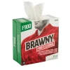 Industrial FLAX 900 Heavy Duty Assorted Materials Cleaning Wipers, 9" x 16.5", White, 10/Carton (29608)<Brawny Clearance