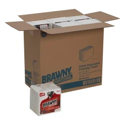 Professional D400 Durable Fibers Cleaning Wipers, 12.5