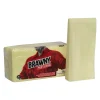Professional Nylon Dusting Wipers, 24" x 24", Yellow, 200 Wipers/Box (29624)<Brawny Hot