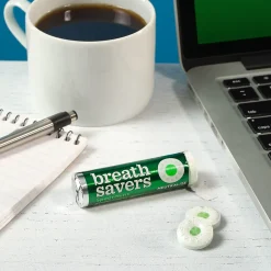 Breath Savers Spearmint Sugar Free Breath Mints Rolls, 0.75 oz., 24/Box (HEC71433)