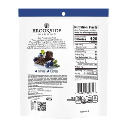 Brookside Dark Chocolate with Acai and Blueberry Flavors Candy, 7 oz, Resealable Bag (050929)