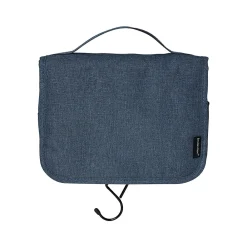 8.66" Fabric Toiletry Bag, Blue (BNKM0001)<Brookstone Best