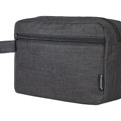 8.27" Fabric Travel Pouch, Black (BNDM0001)<Brookstone