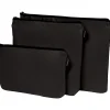 13.58" Polyester Travel Pouch Set, Black (BNPP0001)<Brookstone Outlet