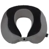 Memory Foam Fabric Travel Pillow, Gray/Black (BNPM0007)<Brookstone New