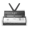 Brother ADS-1300 Compact Desktop Document Scanner, White/Black