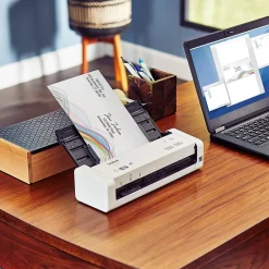 Brother ADS-1200 Micro USB Duplex Document Scanner, White (ADS1200)