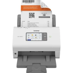 Brother ADS-4900W Duplex Document Scanner, White/Black