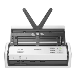 Brother ADS-1350W Duplex Portable Document Scanner, White/Black