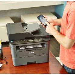 Brother DCP-L2550DW Wireless Monochrome Laser All-In-One Printer, Refurbished