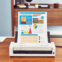 Brother Desktop Scanner for Documents, Wireless, White (ADS1250W)