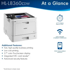 Brother HL-L8360CDW Wireless Color Laser Printer