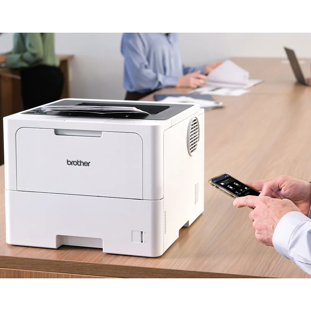 Brother HL‐L6210DW Business Monochrome Laser Printer, Large Paper Capacity, Wireless Networking
