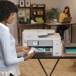 Brother INKvestment Tank MFC-J5855DW Wireless Color Inkjet Printer, All-In-One Supertank, Print, Scan, Copy, Fax