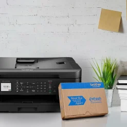 Brother MFC-J1010DW Wireless Color Inkjet Printer, All-In-One, Print, Scan, Copy, Fax (MFCJ1010DW)