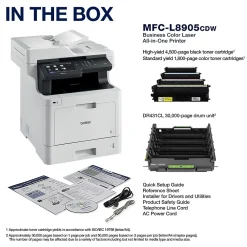 Brother MFC‐L8905CDW Wireless Color Laser Printer, All-In-One, Print, Scan, Copy, Fax