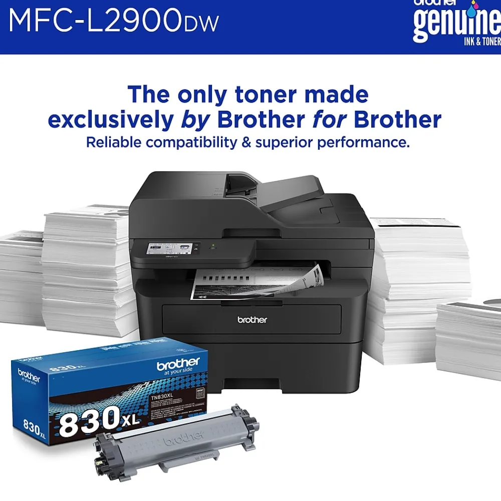 Brother MFC-L2900DW New Laser Printer, All-In-One, Print, Scan, Copy, Fax