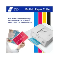 Brother Print & Cut MFC-J1800DW Wireless Color Inkjet Printer, All-In-One, Print, Scan, Copy, Fax