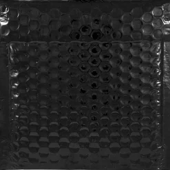 Clearance JAM Paper Bubble Padded Mailers with Peel and Seal Closure, CD Size, 6 x 6.5, Black Metallic, 12/Pack (2744430)