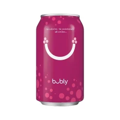 Bubly Raspberry Flavored Sparkling Seltzer Water, 12 Fl. Oz., 8 Cans/Pack, 3 Packs/Carton (18117)