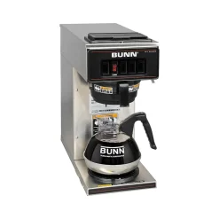 Bunn VP17-1 12-Cups Pourover Coffee Maker, Stainless Steel/Black (BUN01217)