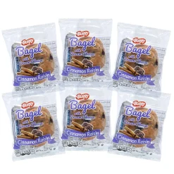 Burry Individually Wrapped Cinnamon Raisin Bagel w/ Cream Cheese, 4.6 Oz, 6/Box (307-00371)