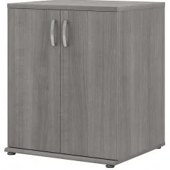 Storage Cabinets*Bush Business Furniture 34" Floor Storage Cabinet with 2 Shelves, Platinum Gray (UNS128PG)