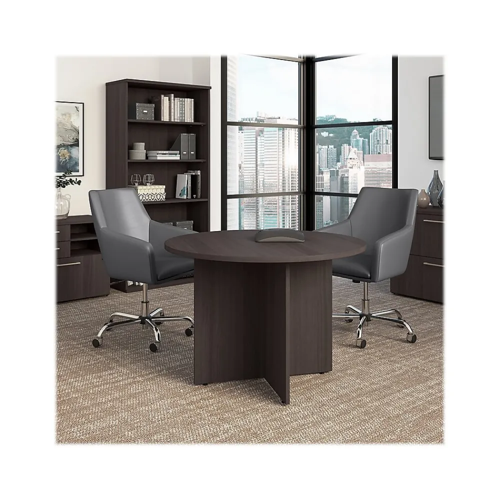 Conference Room Tables*Bush Business Furniture 42" Round Conference Table, (99TB42RSG) Storm Gray