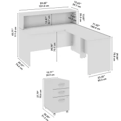 Office Desks*Bush Business Furniture Arrive 60