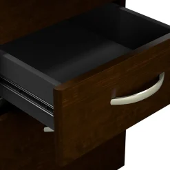 Office Desks*Bush Business Furniture Arrive 3 Drawer Mobile File Cabinet - Assembled, (ARF116MR-Z) Mocha Cherry