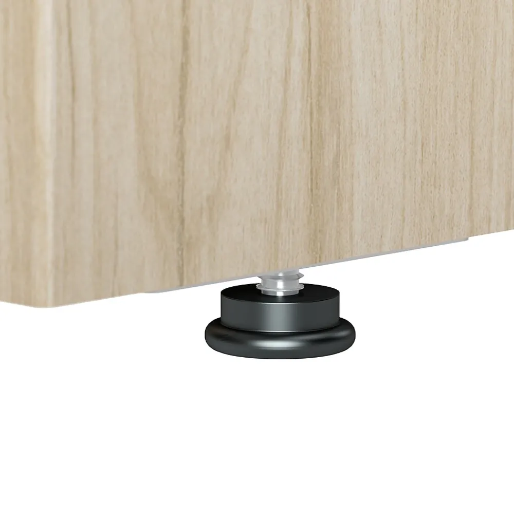 L-Desks*Bush Business Furniture Arrive 72"W L Shaped Reception Desk with Shelf, (ARV006NE) Natural Elm