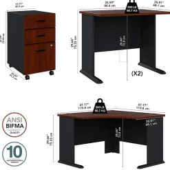 Corner Desks*Bush Business Furniture Cubix 84