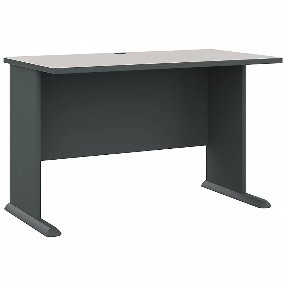 Computer Desks*Bush Business Furniture Cubix 48"W Desk, (WC8448A) Slate/White Spectrum