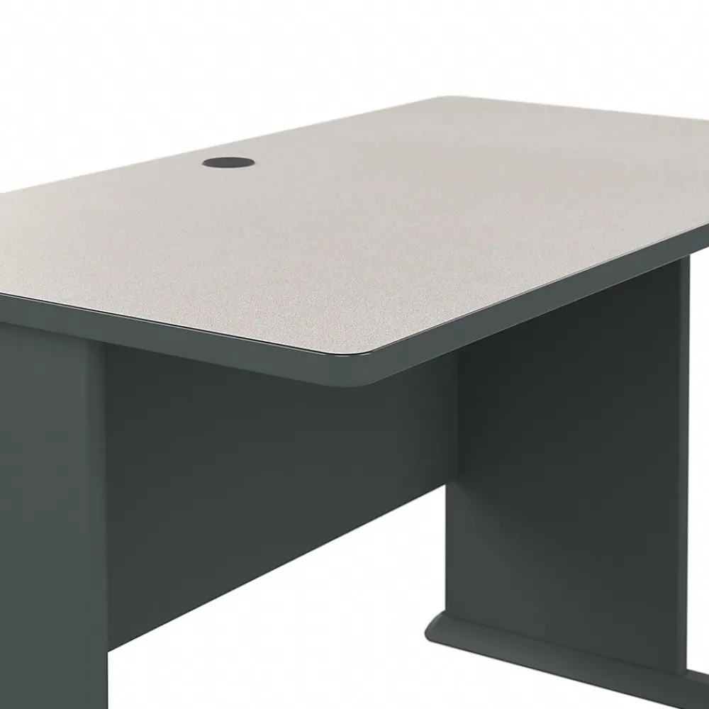 Computer Desks*Bush Business Furniture Cubix 48"W Desk, (WC8448A) Slate/White Spectrum