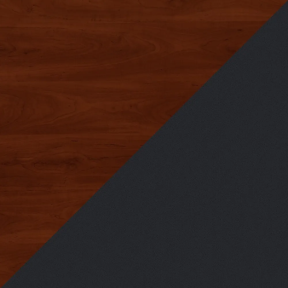 Computer Desks*Bush Business Furniture Cubix 48"W Corner Desk with Return and Mobile File Cabinet, (SRA005HCSU) Hansen Cherry