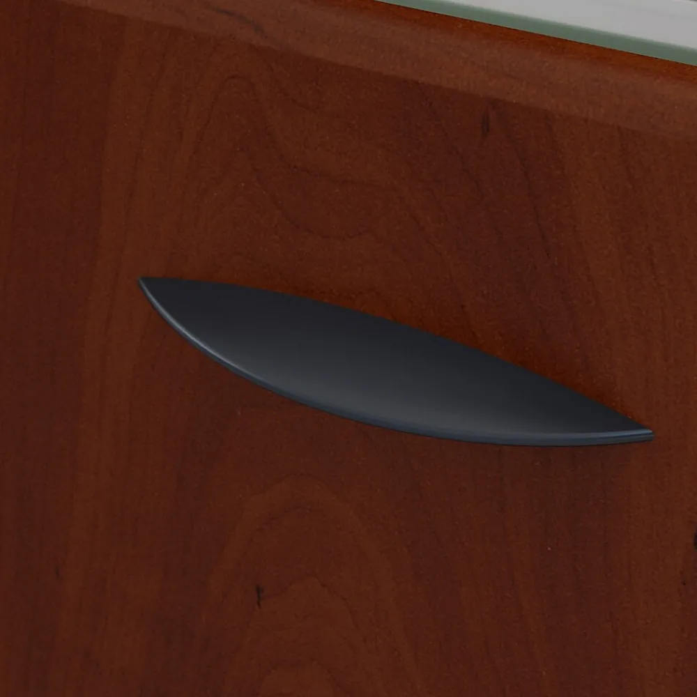 Computer Desks*Bush Business Furniture Cubix 48"W Corner Desk with Return and Mobile File Cabinet, (SRA005HCSU) Hansen Cherry