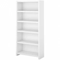 Bookcases*Bush Business Furniture Echo 5 Shelf Bookcase, Pure White (KI60104-03)