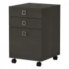 File Cabinets*Bush Business Furniture Echo 3 Drawer Mobile File Cabinet, Charcoal Maple (KI60301-03)