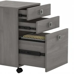 File Cabinets*Bush Business Furniture Echo 3 Drawer Mobile File Cabinet, Modern Gray (KI60401-03)