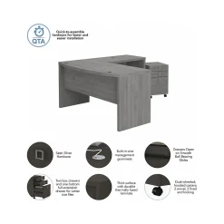 L-Desks*Bush Business Furniture Echo 60