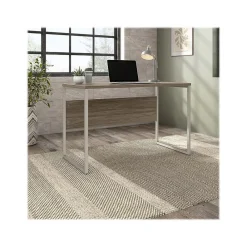 Computer Desks*Bush Business Furniture Hybrid 48"W Computer Table Desk with Metal Legs, (HYD148MH) Modern Hickory