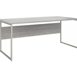 Computer Desks*Bush Business Furniture Hybrid 72"W x 36"D Computer Table Desk with Metal Legs, (HYD172PG) Platinum Gray