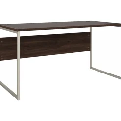 Computer Desks*Bush Business Furniture Hybrid 60"W Computer Table Desk with Metal Legs, (HYD360BW) Black Walnut