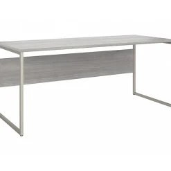 Computer Desks*Bush Business Furniture Hybrid 72"W Computer Table Desk with Metal Legs, (HYD373PG) Platinum Gray