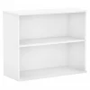Bookcases*Bush Business Furniture 29"H 2-Shelf Bookcase with Adjustable Shelf, White (BK3036WH)
