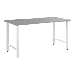 Office Desks*Bush Business Furniture Hustle 60"W Computer Desk with Metal Legs, Platinum Gray (HUD160PG)