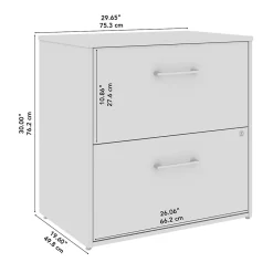 File Cabinets*Bush Business Furniture Hustle 2 Drawer Lateral File Cabinet, Platinum Gray (HUF130PG)