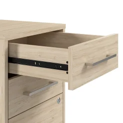 File Cabinets*Bush Business Furniture Hustle 3 Drawer Mobile File Cabinet, Natural Elm (HUF116NE)
