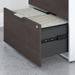 File Cabinets*Bush Business Furniture Jamestown 2-Drawer Lateral File Cabinet, Locking, Letter/Legal, Storm Gray/White, 29.72