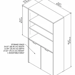 Bookcases*Bush Business Furniture Jamestown 66